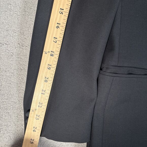 Zanieri Zignone Super 100 Wool Tuxedo 2‎ Piece Men’s Size 42R/30W Black Wedding - Picture 7 of 16